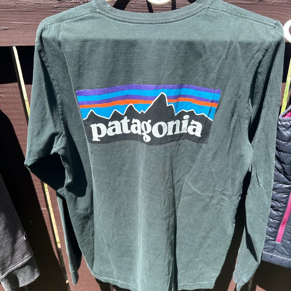 Green Patagonia Long-Sleeve